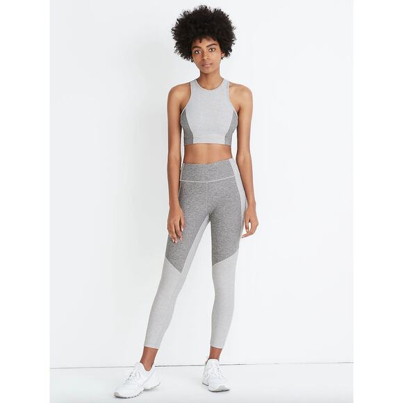 Outdoor Voices Gray Athena Crop Top Athletic Workout Size S - Picture 2 of 9